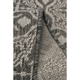 Melrose Eden Victorian Grey Large Indoor Outdoor Area Rug 3mm Pile Height - 160/230Cm - thumbnail 4