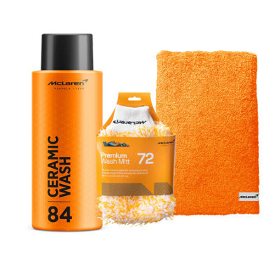 Mclaren Ceramic Wash 500Ml + Microfibre Wash Mitt +Luxury Micro Fiber Towel - image 1