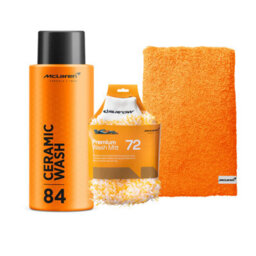 Mclaren Ceramic Wash 500Ml + Microfibre Wash Mitt +Luxury Micro Fiber Towel