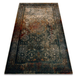 RugsX Wool Carpet Omega Mamluk Rosette Vintage Emerald 100X150 Cm - thumbnail 4