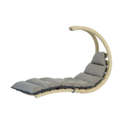 Amazonas Garden Swing Lounger Recliner Anthracite Taupe - thumbnail 2
