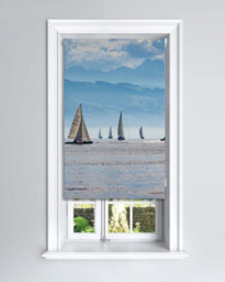 Lister Cartwright Photographic Scenic Sailing Design Blackout Roller Blinds Windows Blind (90 X 160 Cm) Child Safety Included - thumbnail 2