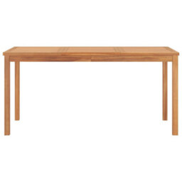 Berkfield 7 Piece Garden Dining Set Solid Teak Wood - thumbnail 9