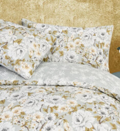 Smart Living Luxury Soft Reversible Elegant Blooms Duvet Cover & Pillowcases - thumbnail 2