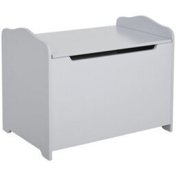 Homcom 40X60Cm Kids Storage Box Toy Organiser For Child 3 Yrs+ Bedroom Grey - thumbnail 2