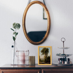 "AK Frames Sleek 9X6"" Oak Thin Modern Picture Frame - Slim And Design For Posters, Prints And Photos - Elegant Wall Frame Decor" - thumbnail 3