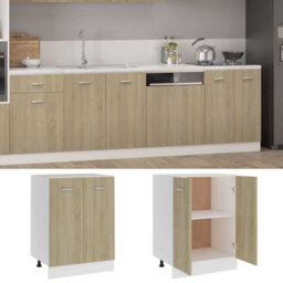 Vidaxl Bottom Cabinet Lyon Sonoma Oak 60X46X81.5 Cm Engineered Wood - thumbnail 2