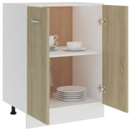 Vidaxl Bottom Cabinet Lyon Sonoma Oak 60X46X81.5 Cm Engineered Wood - thumbnail 4