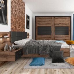 Heze Furniture Kassel Super King Size Ottoman Storage Bed With Bedside Tables 180B - thumbnail 8
