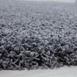 Uetian Dark Grey Shaggy Rug Thick Pile Soft Carpet For Living Room Bedroom (120X170 Cm) - thumbnail 4