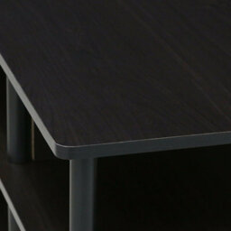 Walplus Corner Computer Desk With Integrated Bookshelf, French Oak Grey - thumbnail 5
