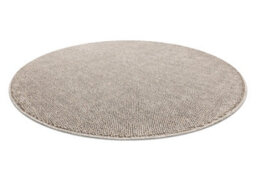 RugsX Carpet Casablanca Loom Circle Brown, Loop, Soft Indoor & Outdoor Circle 100 Cm - thumbnail 3
