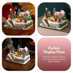 Marco Paul Musical Christmas Village Led Decoration - See Saw - thumbnail 6