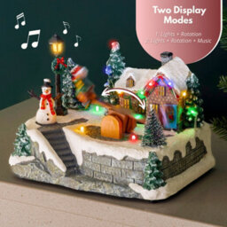 Marco Paul Musical Christmas Village Led Decoration - See Saw - thumbnail 5
