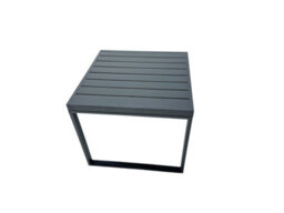 Fimous Outdoor Garden Furniture Set Aluminium Lounge 3 Seat Sofa Oblong Coffee Table Sets With 2 Chairs 4 Stools Side Table - thumbnail 6