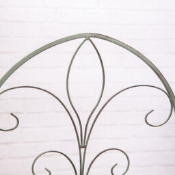 Annibells Antique Green Metal Ornate Vintage Wall Baskets (17918) - Small - thumbnail 2