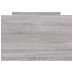 Berkfield Bed Frame With Headboard And Footboard Grey Sonoma 75X190 Cm - thumbnail 6
