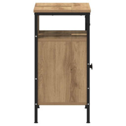 Walplus Bathroom Sink Cabinet Artisan Oak 60X30X60 Cm Engineered Wood - thumbnail 7