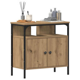 Walplus Bathroom Sink Cabinet Artisan Oak 60X30X60 Cm Engineered Wood - thumbnail 4