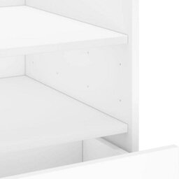 Berkfield Bedside Cabinet White 45X50X50 Cm Engineered Wood - thumbnail 9