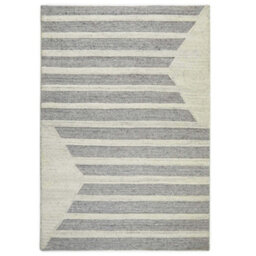 Melrose Geometric Hand Tufted New Zealand Wool Ladder Design Indoor Large Area Rug 160/230Cm - thumbnail 4