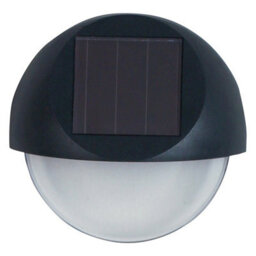 4 X Black Solar Powered Led Ivy Wall Or Fence Lights - 3 Lumen Weather Resistant Outdoor Garden Lighting - Each H8.5 X W9 X D3.5Cm - thumbnail 3