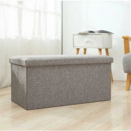 Storage Seat Stool Trunk Toy Bedding Or Blanket Box Folding Bench