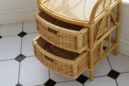 Garden Market Place Cane And Rattan Set Of 2 Drawers- Ideal To Go With Conservatory Furniture - thumbnail 3