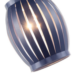 Happy Homewares Unique Grill Style Pendant Lighting Shade In Dark Navy Midnight Blue - thumbnail 5