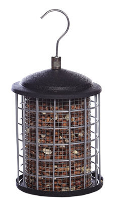 Ruddings Wood Metal Bird Nut Feeder Squirrel Proof Blocking Protection Guard Steel Cage - image 1