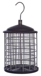 Ruddings Wood Metal Bird Nut Feeder Squirrel Proof Blocking Protection Guard Steel Cage - thumbnail 2
