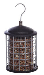 Ruddings Wood Metal Bird Nut Feeder Squirrel Proof Blocking Protection Guard Steel Cage - thumbnail 1