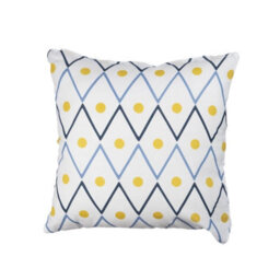Penguin Home 100% Cotton Tessellated Double Sided Square Cushion Covers - (Set Of 4) - thumbnail 2