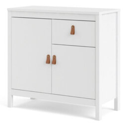 Furniture To Go Barcelona Sideboard 2 Doors + 1 Drawer In White - thumbnail 3