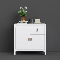 Furniture To Go Barcelona Sideboard 2 Doors + 1 Drawer In White - thumbnail 6