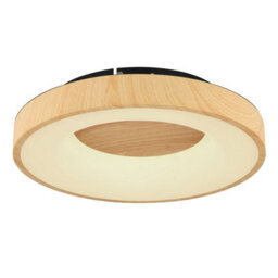 Luminosa Lighting Luminosa Jolli Integrated Led Semi Flush Ceiling Light Black Led Dimmable 2700-6000K Remote Control - thumbnail 1