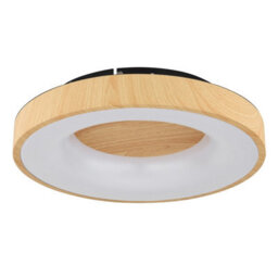 Luminosa Lighting Luminosa Jolli Integrated Led Semi Flush Ceiling Light Black Led Dimmable 2700-6000K Remote Control - thumbnail 2