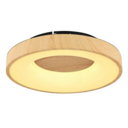 Luminosa Lighting Luminosa Jolli Integrated Led Semi Flush Ceiling Light Black Led Dimmable 2700-6000K Remote Control - thumbnail 5