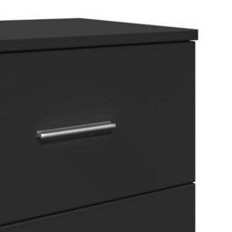 Berkfield Bedside Cabinet With 2 Drawers Black 40X36X50 Cm - thumbnail 9