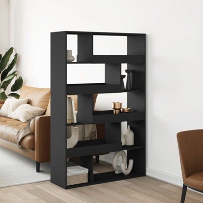 Berkfield Room Divider Black 100X33X156.5 Cm Engineered Wood - image 1