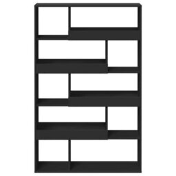 Berkfield Room Divider Black 100X33X156.5 Cm Engineered Wood - thumbnail 4