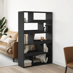 Berkfield Room Divider Black 100X33X156.5 Cm Engineered Wood - thumbnail 1