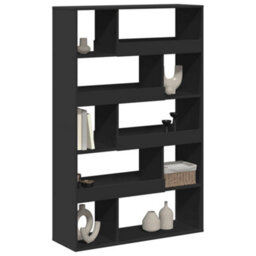 Berkfield Room Divider Black 100X33X156.5 Cm Engineered Wood - thumbnail 3