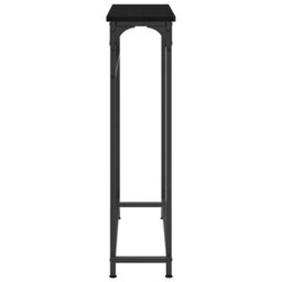 Walplus Console Table With Shelf Black Oak 75 X 19.5 X 75 Cm - thumbnail 6