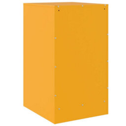 Berkfield Bedside Cabinets 2 Pcs Mustard Yellow 34.5X39X62 Cm Steel - thumbnail 8