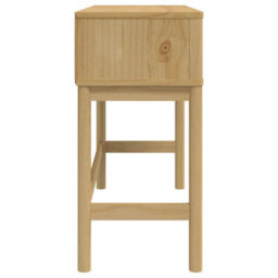 Berkfield Console Table Floro Wax Brown 89.5X36.5X73 Cm Solid Wood Pine - thumbnail 6