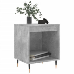 Berkfield Bedside Cabinet Concrete Grey 40X35X50 Cm Engineered Wood - thumbnail 3