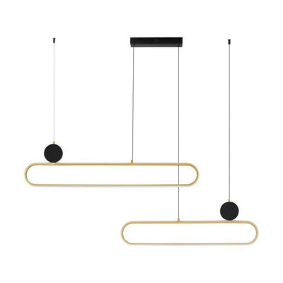 Luminosa Lighting Luminosa Liaise Integrated Led Pendant Ceiling Light Sandy Black, Gold Triac Dimmable Led 49W 2060Lm 3200K - image 1