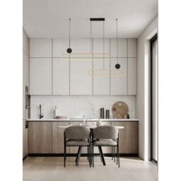 Luminosa Lighting Luminosa Liaise Integrated Led Pendant Ceiling Light Sandy Black, Gold Triac Dimmable Led 49W 2060Lm 3200K - thumbnail 2