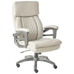 Beliani Executive Chair Gallant Faux Leather Beige - thumbnail 5